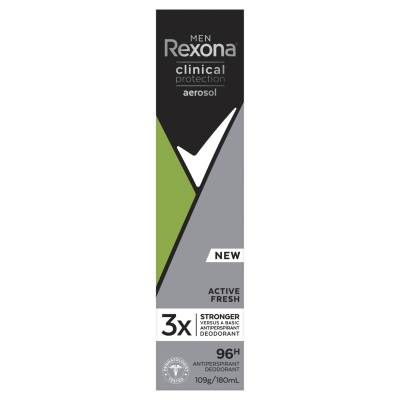 Rexona Active Fresh Antiperspirant Aerosol 180ml