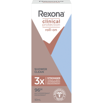 Rexona Shower Clean Antiperspirant Roll On 50ml