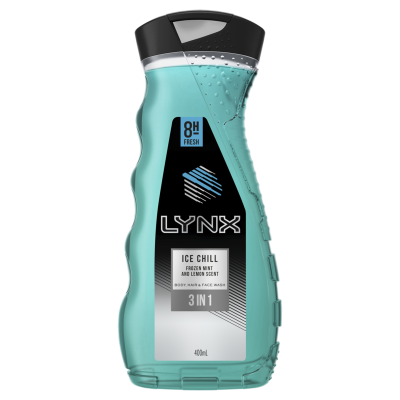 Lynx Chill 3 In 1 Bodywash 400ml
