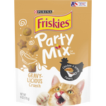 purina friskies party mix gravylicious crunch cat treats 170g