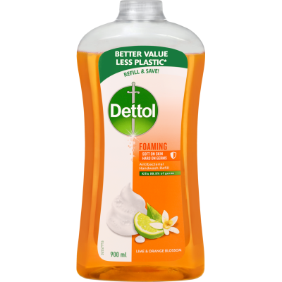 Dettol Lime & Orange Foaming Hand Wash Refill 900ml – HORO.co.nz