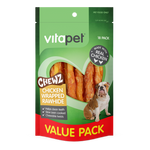 VitaPet Chewz Chicken Wrapped Rawhide For Dogs 1ea