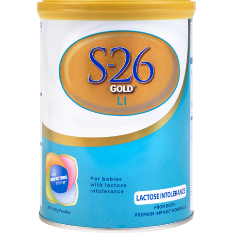 S-26 Gold LI Lactose Intolerance From Birth Premium Infant Formula 400g