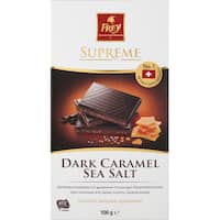frey chocolate block dark caramel & sea salt 100g