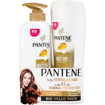 Pantene Pro-v Daily Moisture Renewal Shampoo And Conditioner