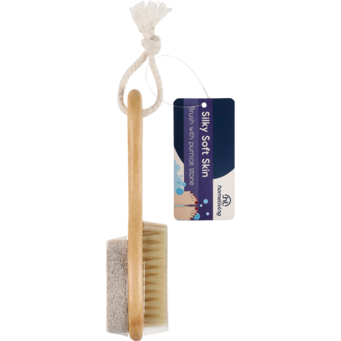 Homeliving Wooden Brush With Pumace Stone 1ea