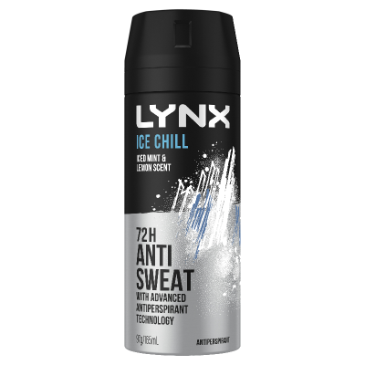 Lynx Ice Chill Iced Mint & Lemon Scent 72hr Antiperspirant 165ml