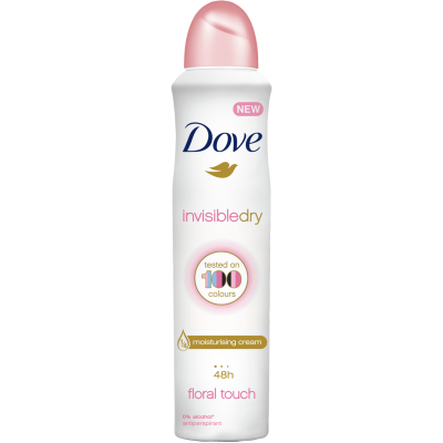 Dove Invisible Dry Floral Touch 48hr Antiperspirant 250ml