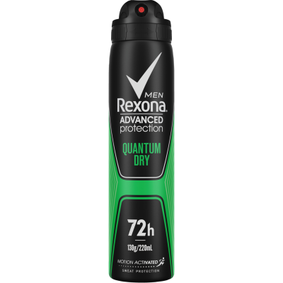 Rexona Men Advanced Protection Quantam Dry 72Hr Antiperspirant 220ml