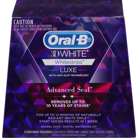 Oral-B 3D Advance Seal White Strips 14pk