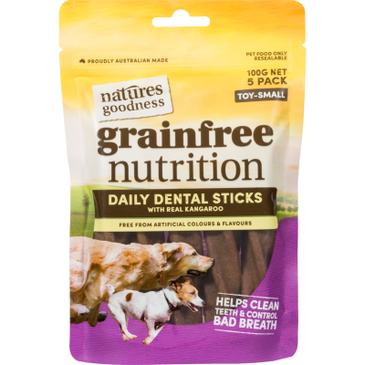 Natures Goodness Grainfree Nutrition With Real Kangaroo Toy Small