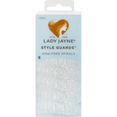 Lady Jayne Spiral Guards Kink-Free Spirals Clear 8pk