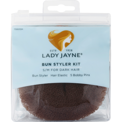 Lady Jayne Bun Styler Kit Small / Medium Dark Hair 1ea