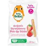 Little Bellies Organic Strawberry Pick-Up Sticks 7+ Months 16g