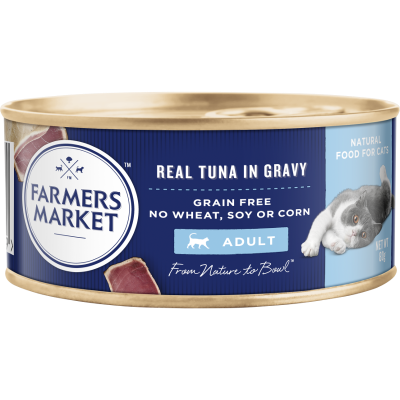 Farmers Market Real Tuna In Gravy Adult Cat Food 80g