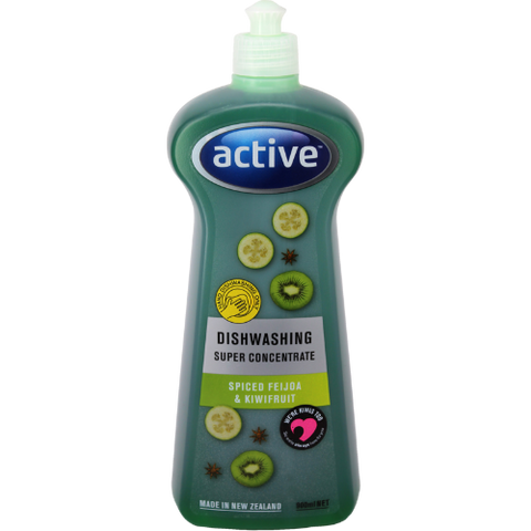 Active Spiced Feijoa & Kiwifruit Concentrate Dish Wash Liquid 900ml