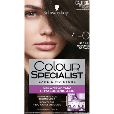 Schwarzkopf Colour Specialist Medium Natural Brown 4-0 Hair Colour 1ea