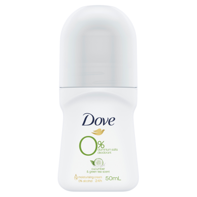 Dove Cucumber & Green Tea Scent 0% Aluminium Salts Deodorant 50ml