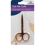 Homeliving Cut Me Cute Rose Gold Nail Scissors 1ea