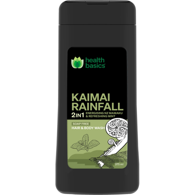 Health Basics Kaimai Rainfall Hair & Body Wash 375ml