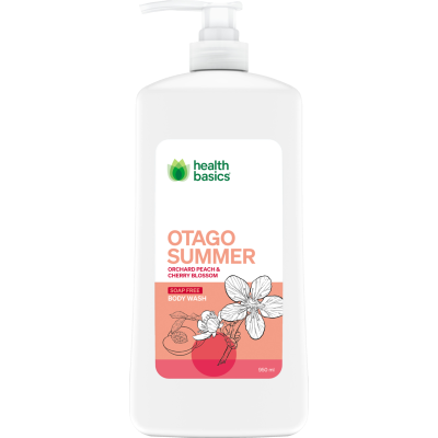 Health Basics Otago Summer Soap Free Body Wash 950ml