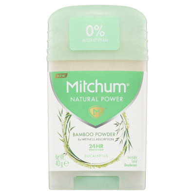 Mitchum Eucalyptus 24hr Bamboo Powder Deodorant 40g