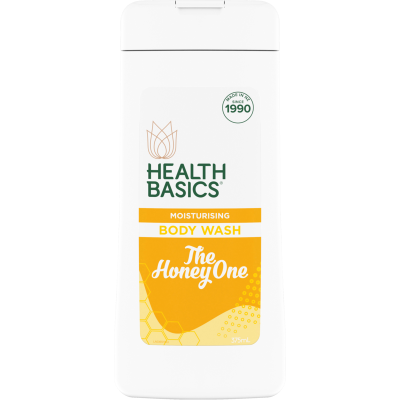 Health Basics Honey Moisturising Body Wash 375ml