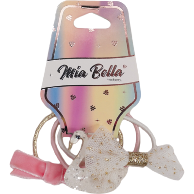 Korbond Redberry Mia Bella Little Poppet Ties 3pk