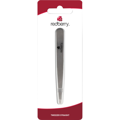 Korbond Redberry Tweezer Straight 1ea