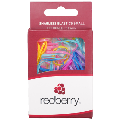 Korbond Redberry Coloured Snagless Elastics 75pk