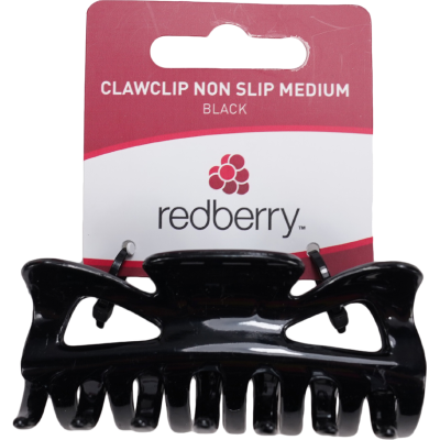Korbond Redberry Non Slip Clawclip Medium Black 1ea