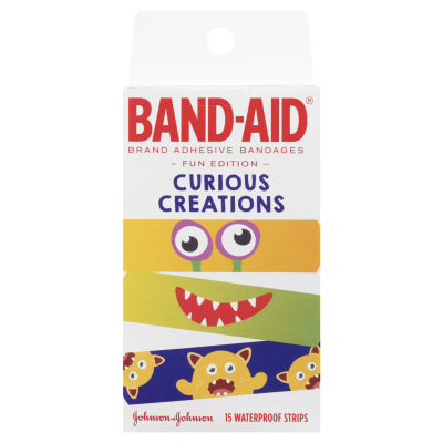 Band-Aid Curious Creations Waterproof Strips 15pk