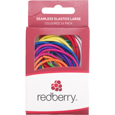 Korbond Redberry Seamless Elastics Large 24pk