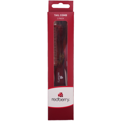 Korbond Redberry Tail Comb 2pk