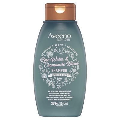 Aveeno Rose Water & Chamomile Blend Shampoo 354ml