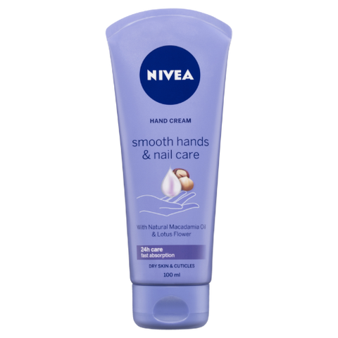 Nivea Smooth Hands & Nail Care Hand Cream 100ml