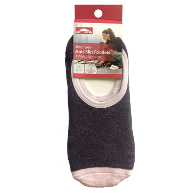 North Head Women's Anti-Slip Footlets Size 5-10 2pk