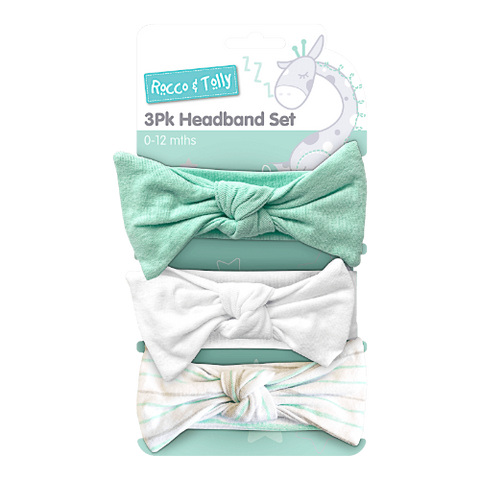 Rocco & Tolly Headband Set 3ea
