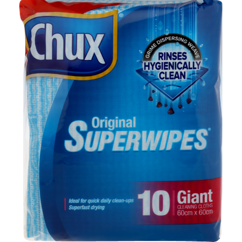 Chux Giant Superwipes 10ea