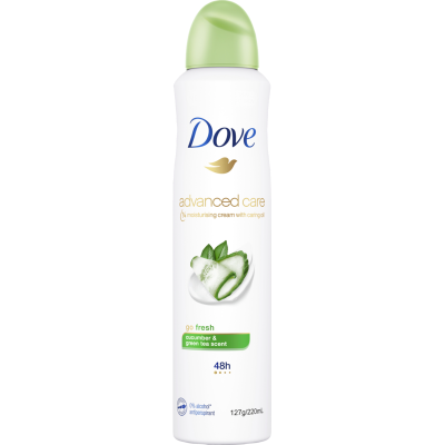 Dove Advanced Care Cucumber & Green Tea 48hr Antiperspirant 220ml