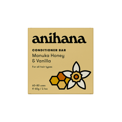 Anihana Manuka Honey & Vanilla Conditioner Bar 60g