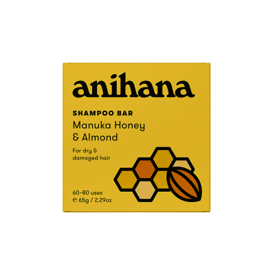 Anihana Manuka Honey & Almond Shampoo Bar 65g