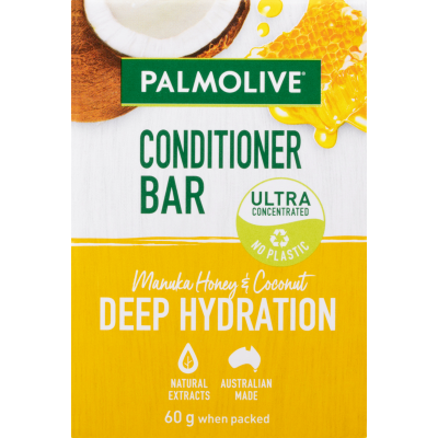 Palmolive Manuka Honey & Coconut Deep Hydration Hair Conditioner Bar 60g