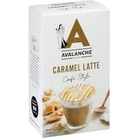avalanche coffee mix caramel latte 160g 10 sachets