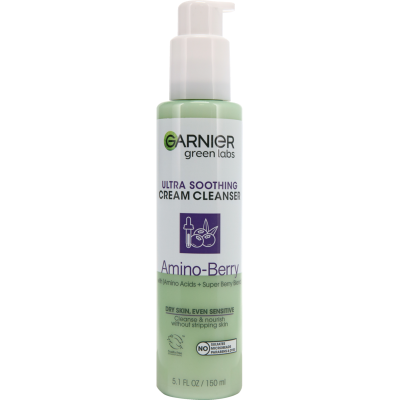 Garnier Green Labs Amino-Berry Ultra Soothing Cream Cleanser 150ml