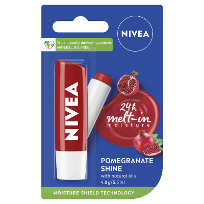 Nivea Pomegranate  Shine Lip Balm 4.8g