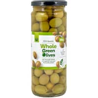 countdown olives green whole 450g