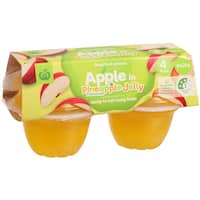 countdown fruit snack apple in pineapple jelly 480g 4pk
