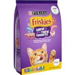 friskies adult dry cat food surfin & turfin favourites 2.5kg