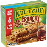 nature valley crunchy muesli bars canadian maple syrup 252g 6pk
